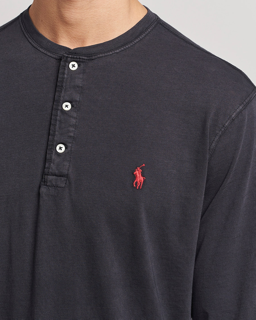Mies | Puserot | Polo Ralph Lauren | Slub Jersey Henley Black