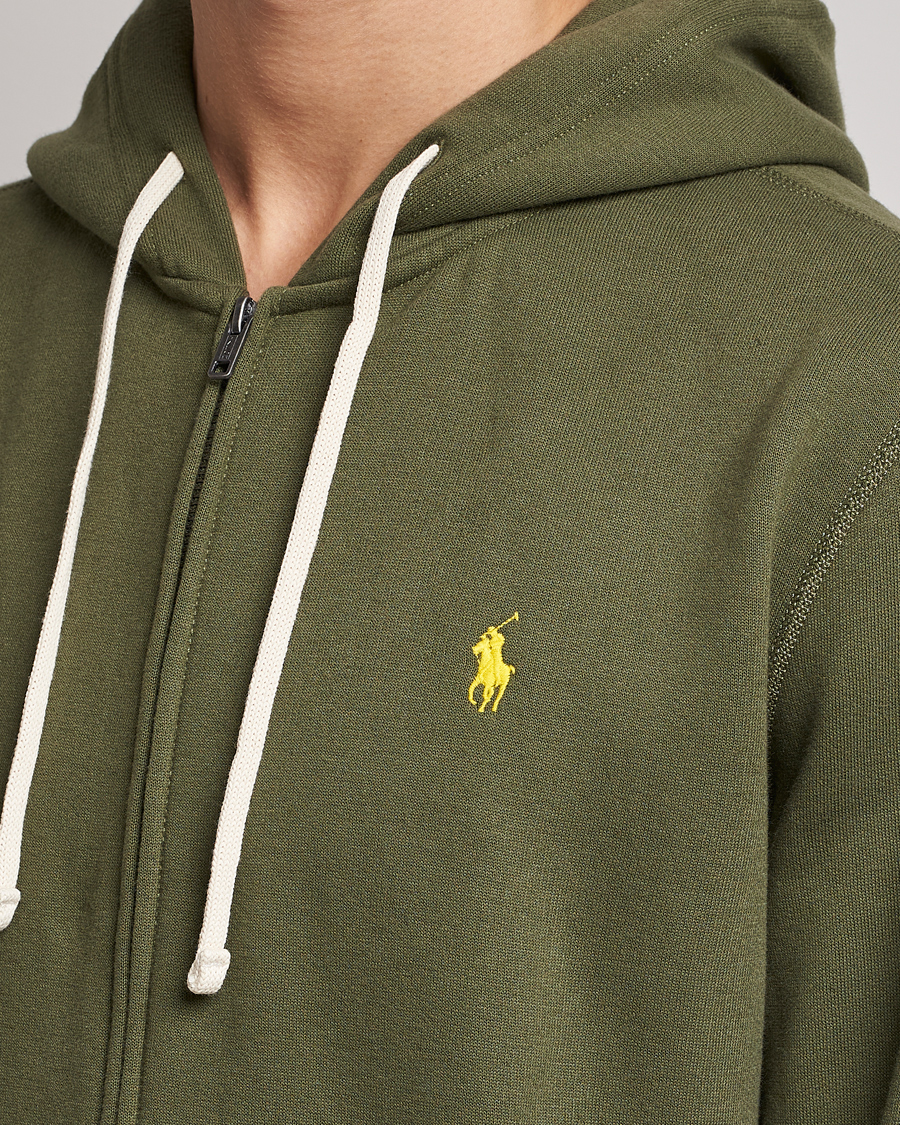 Mies | Puserot | Polo Ralph Lauren | Fleece Full-Zip Hoodie Dark Sage