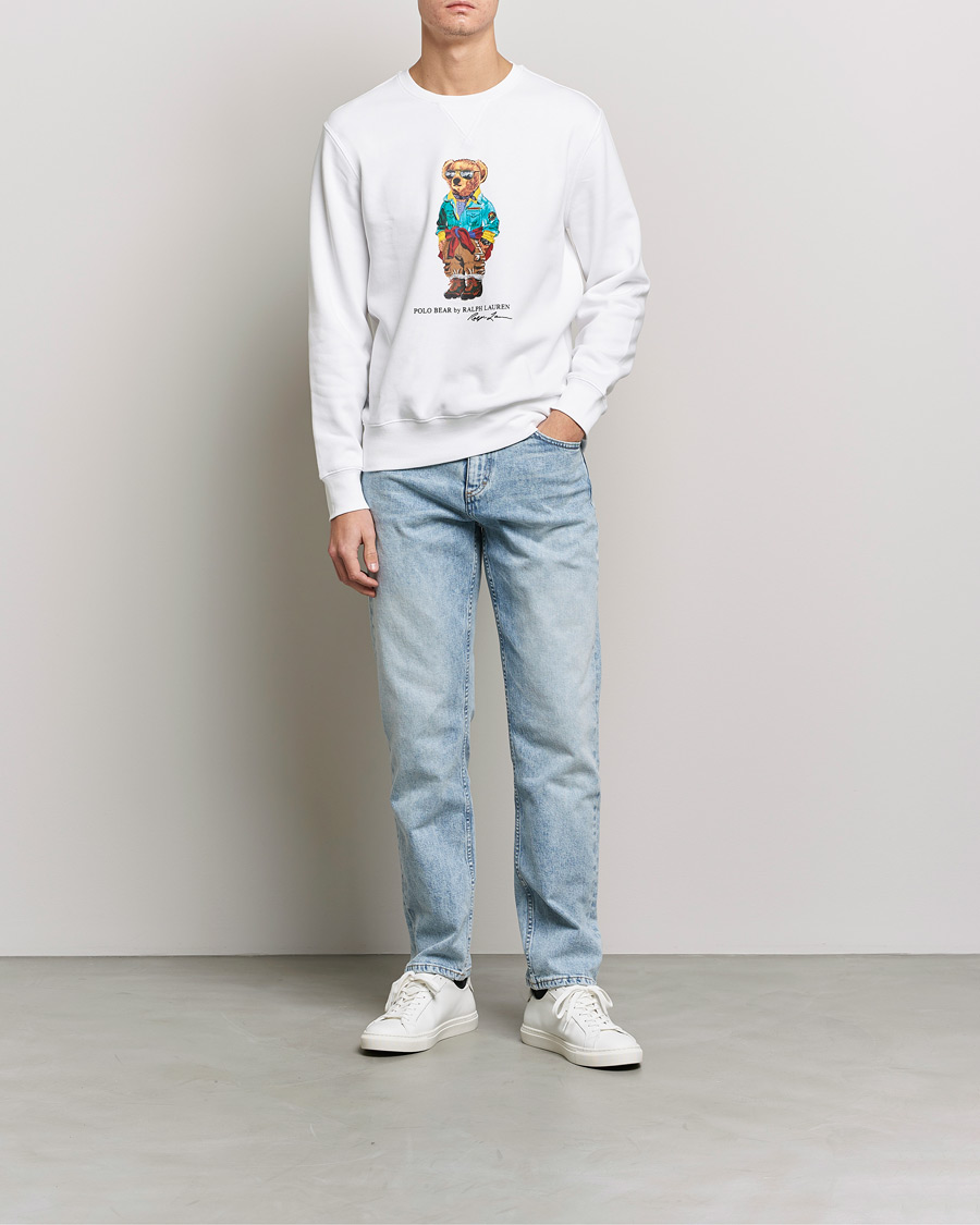 Mies | Vaatteet | Polo Ralph Lauren | Magic Fleece Printed Bear Sweatshirt Coastal Beige