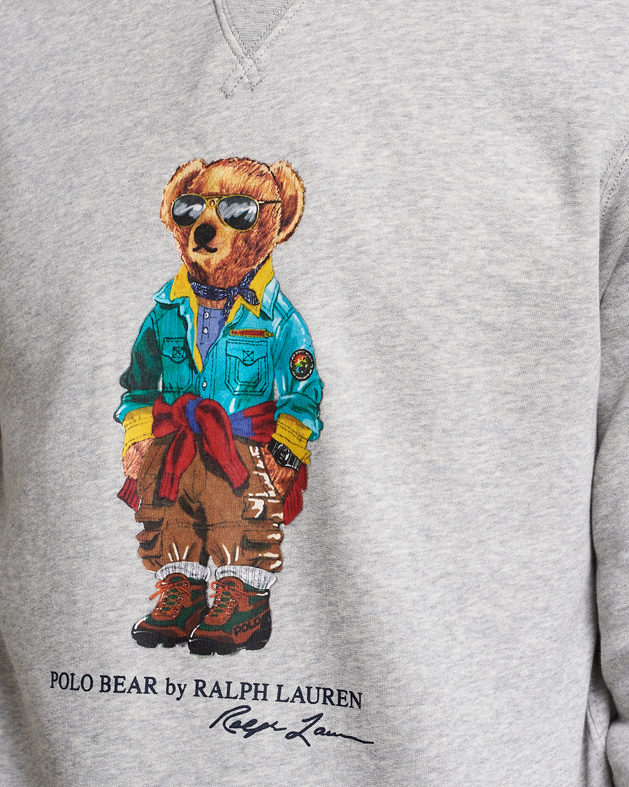 Mies | Puserot | Polo Ralph Lauren | Magic Fleece Printed Bear Sweatshirt Andover Heather