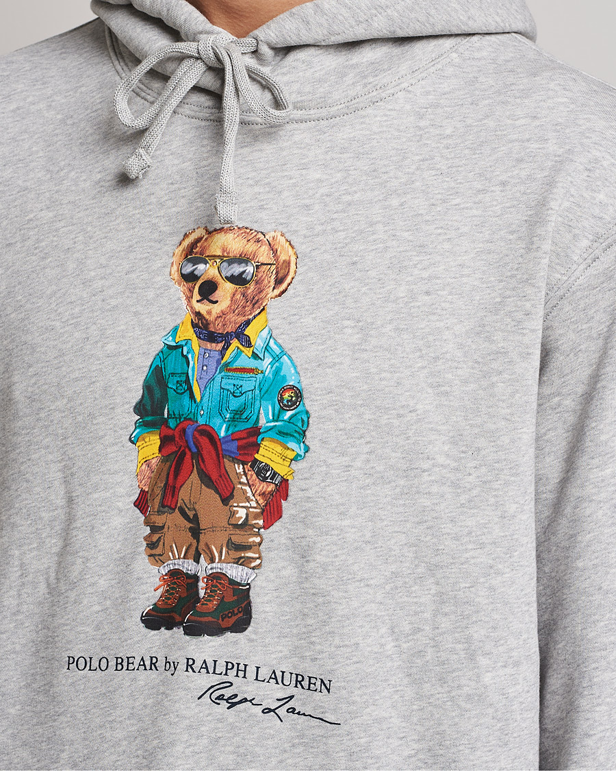 Mies | Puserot | Polo Ralph Lauren | Magic Fleece Printed Bear Hoodie Andover Heather