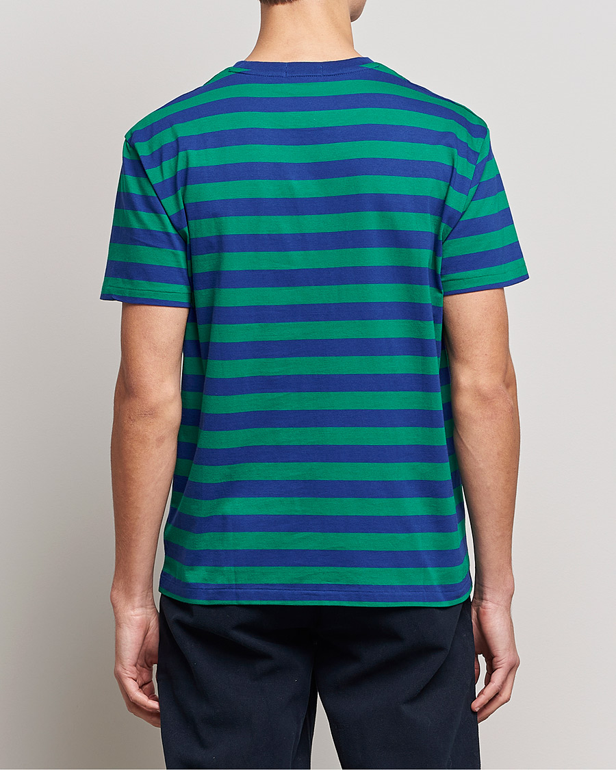 Mies | T-paidat | Polo Ralph Lauren | Striped Crew Neck T-Shirt Green/Navy