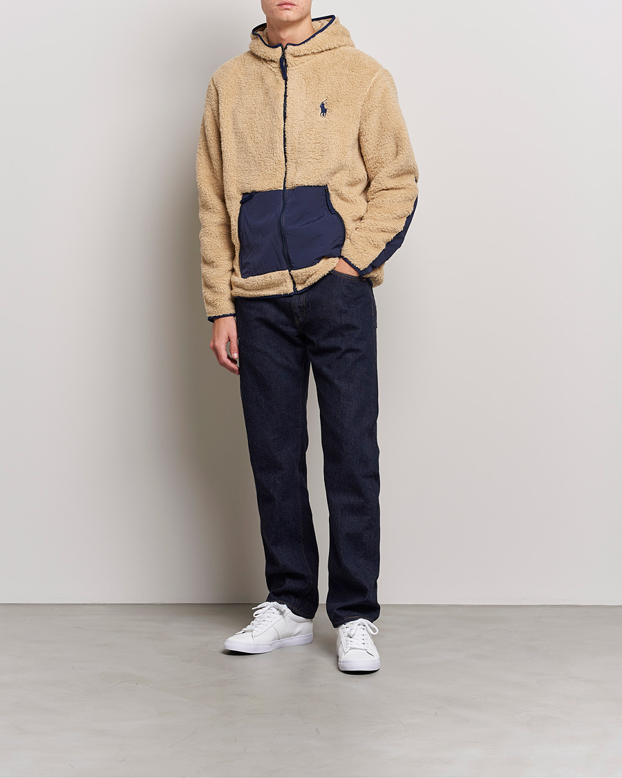 Mies | Puserot | Polo Ralph Lauren | Curly Sherpa Full Zip Hoodie Sand Dune