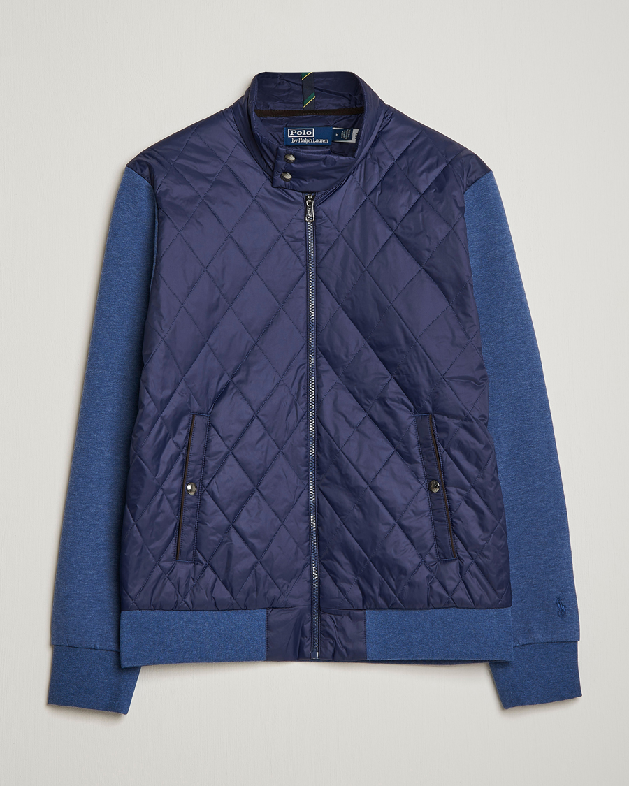 Mies | Puserot | Polo Ralph Lauren | Tech Double Knit Hybrid Full Zip Newport Navy