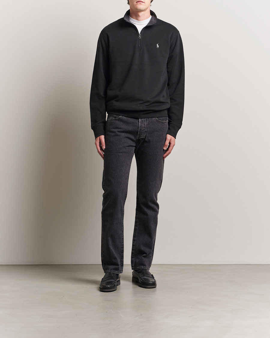 Mies | Puserot | Polo Ralph Lauren | Double Knit Half-Zip Sweater Polo Black