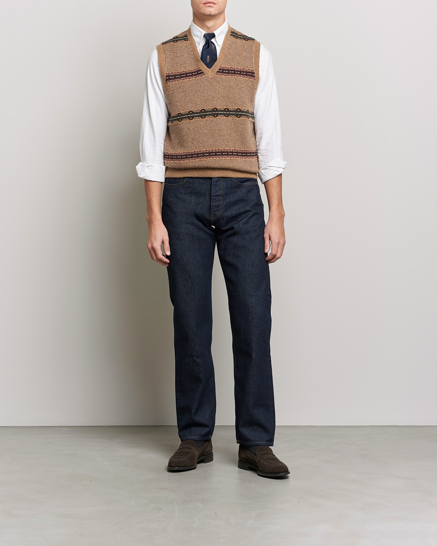 Mies | Puserot | Polo Ralph Lauren | Wool Fairisle Vest Camel