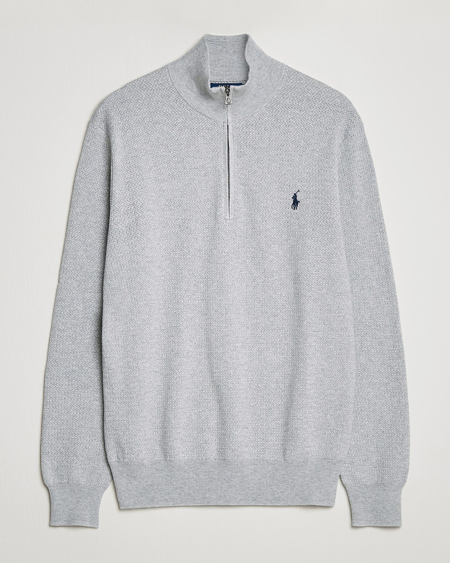 Mies | Puserot | Polo Ralph Lauren | Textured Half Zip Andover Heather