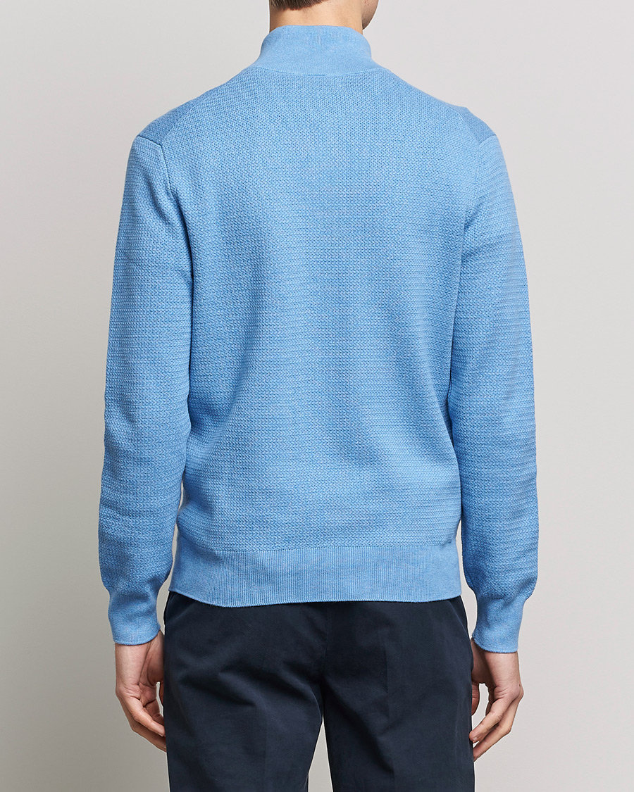 Mies | Puserot | Polo Ralph Lauren | Textured Half Zip Soft Royal Heather