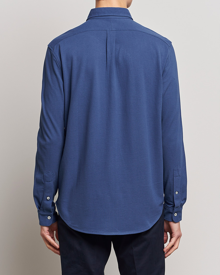 Mies | Kauluspaidat | Polo Ralph Lauren | Featherweight Mesh Shirt Light Navy