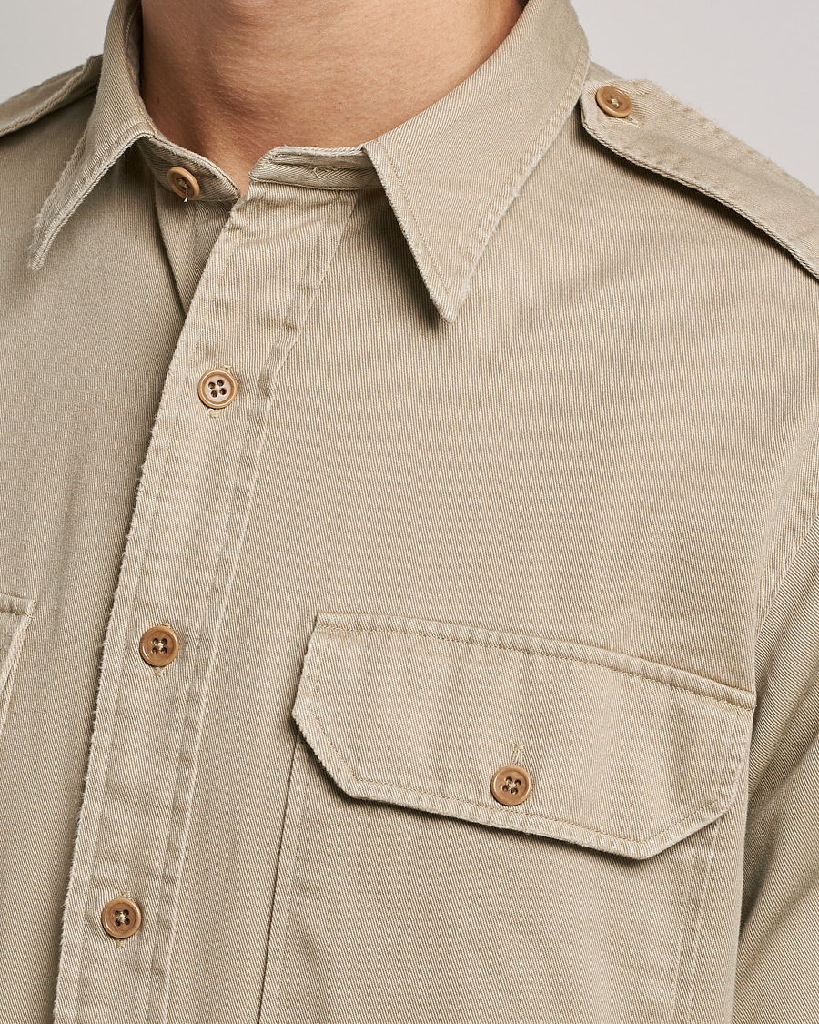 Mies | Kauluspaidat | Polo Ralph Lauren | Twill Safari Pocket Overshirt Khaki