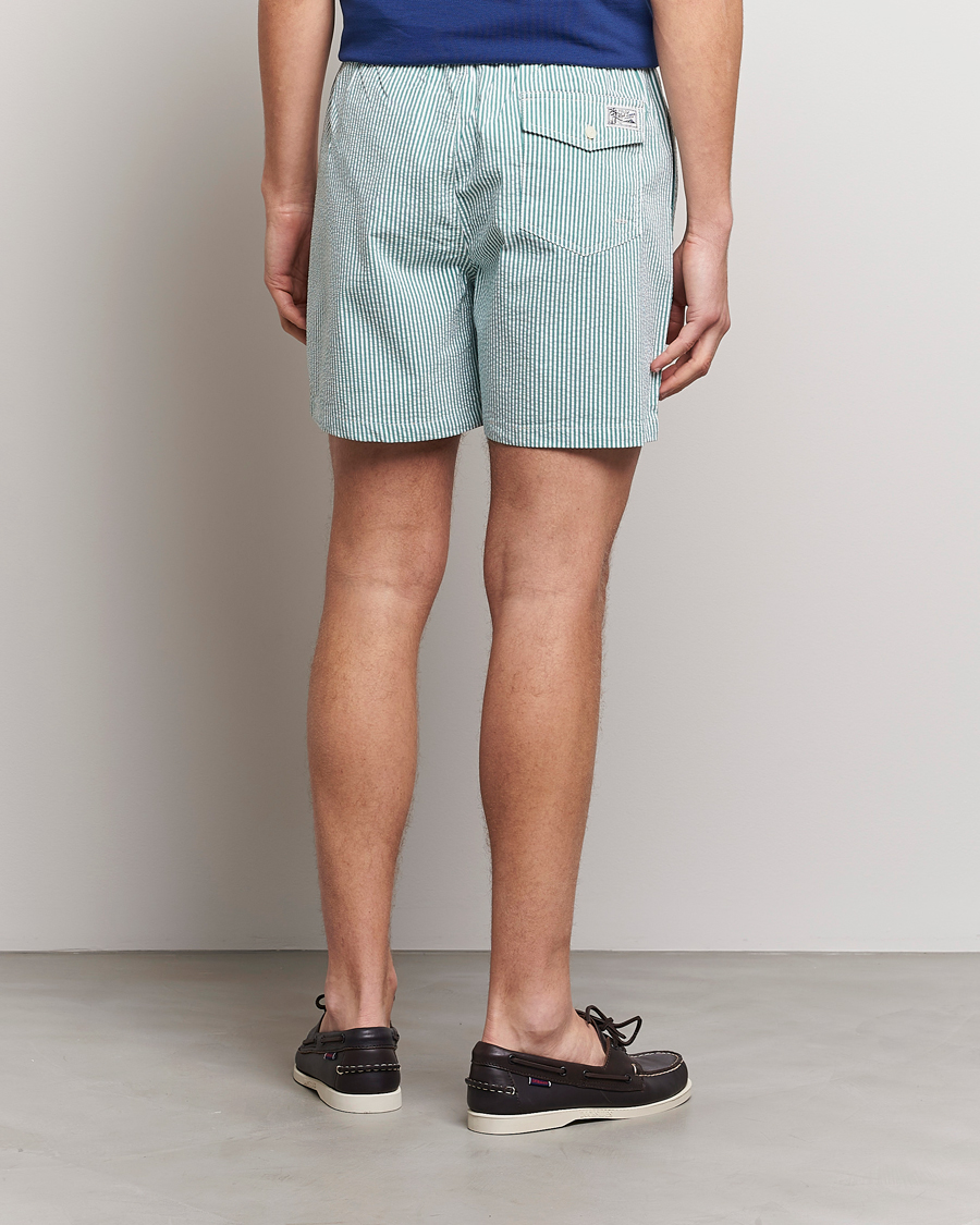 Mies | Uimahousut | Polo Ralph Lauren | Recycled Traveler Seersucker Swimshorts Green