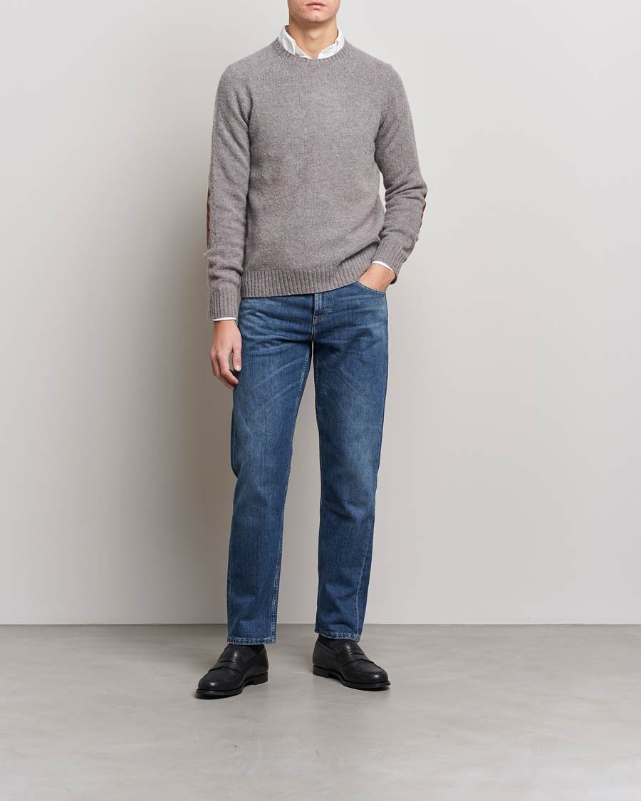 Mies | Uutuudet | Polo Ralph Lauren | Wool Knitted Sweater Grey