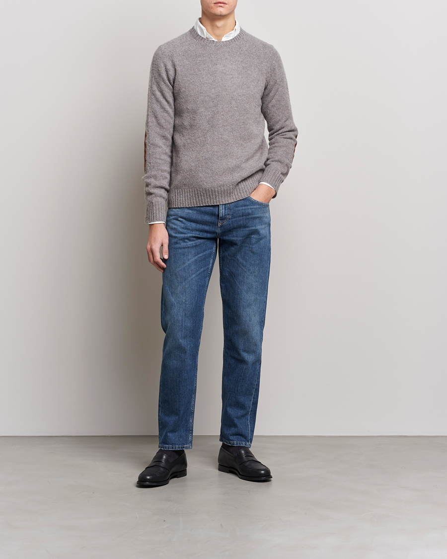 Mies | Puserot | Polo Ralph Lauren | Wool Knitted Sweater Grey