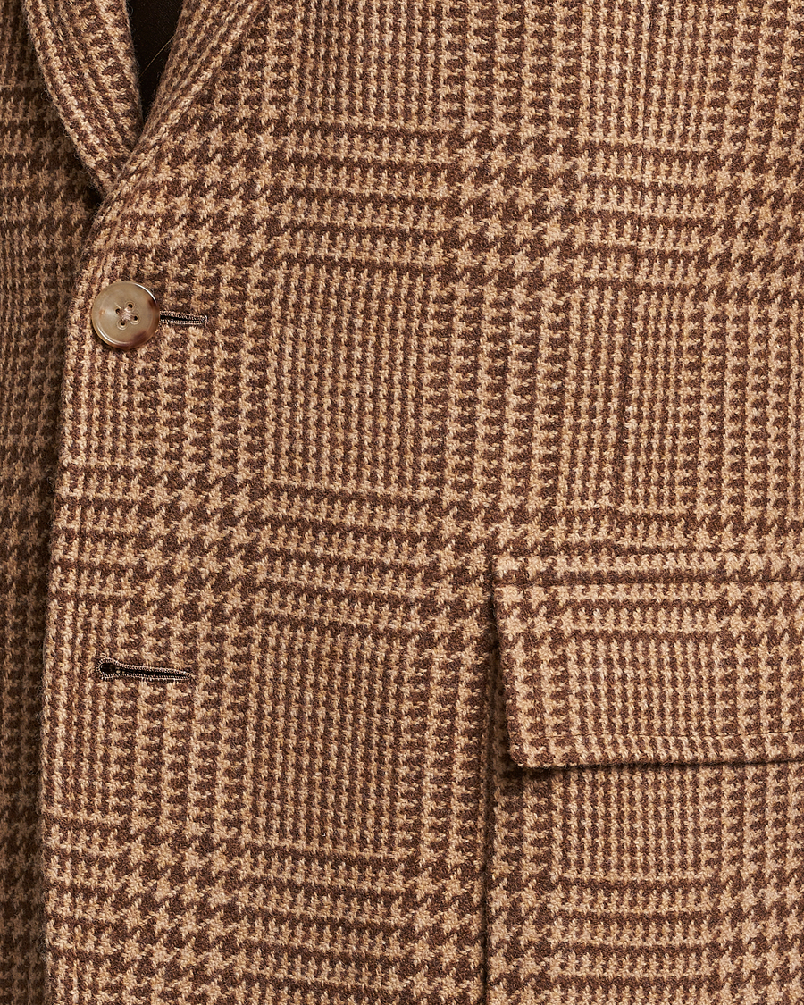 Mies | Pikkutakit | Ralph Lauren Purple Label | Glenplaid Sportcoat Beige/Brown