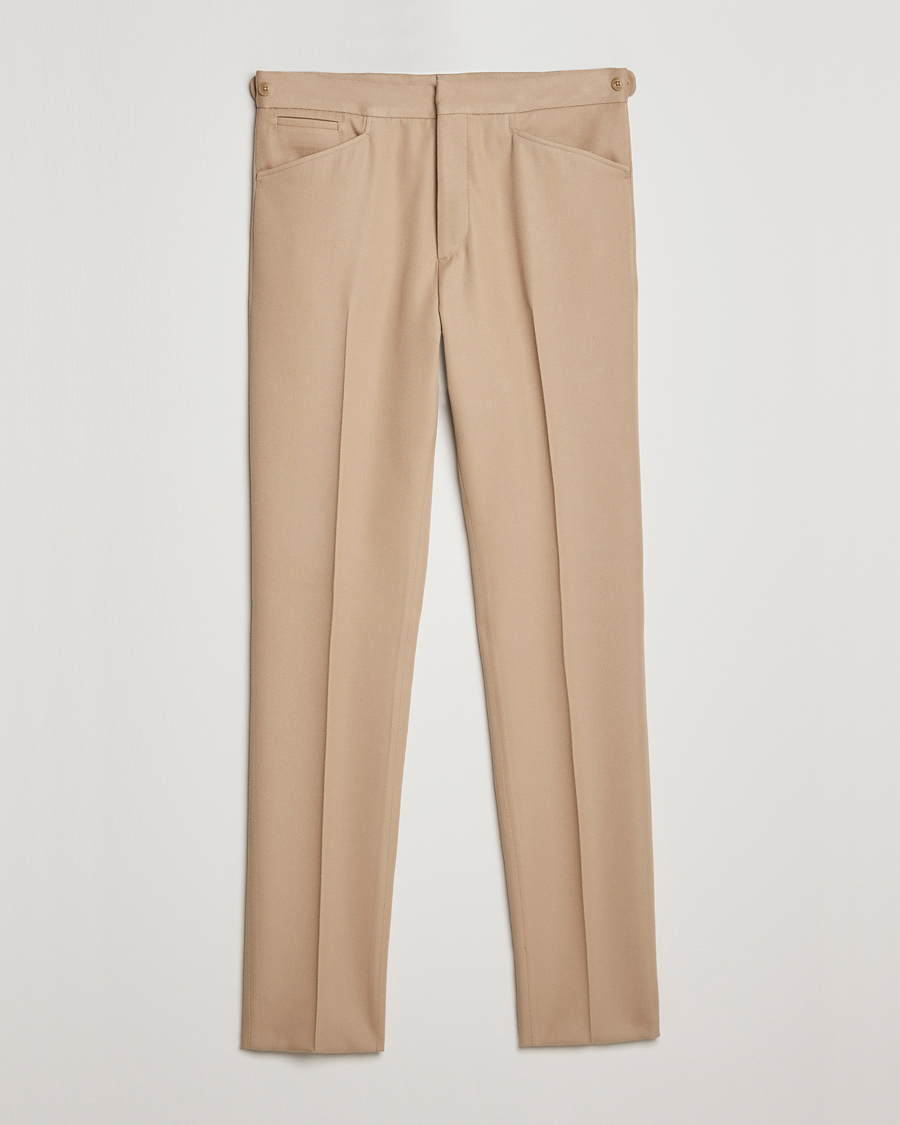 Mies | Housut | Ralph Lauren Purple Label | Cavalry Twill Trousers Tan