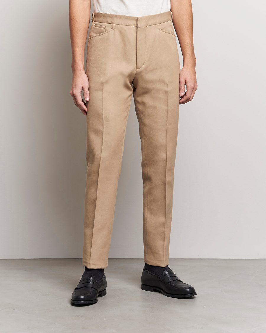 Mies |  | Ralph Lauren Purple Label | Cavalry Twill Trousers Tan