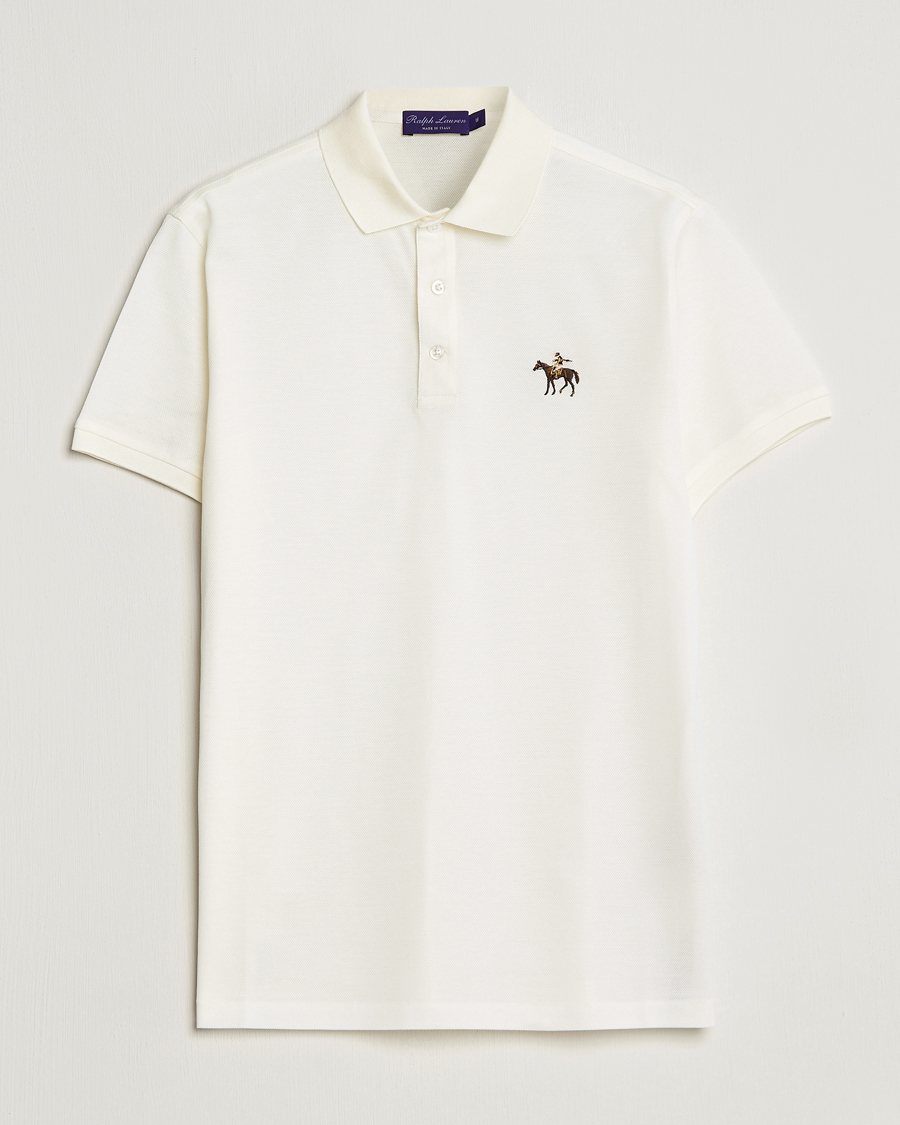 Mies | Pikeet | Ralph Lauren Purple Label | Mercerized Cotton Polo Classic Cream