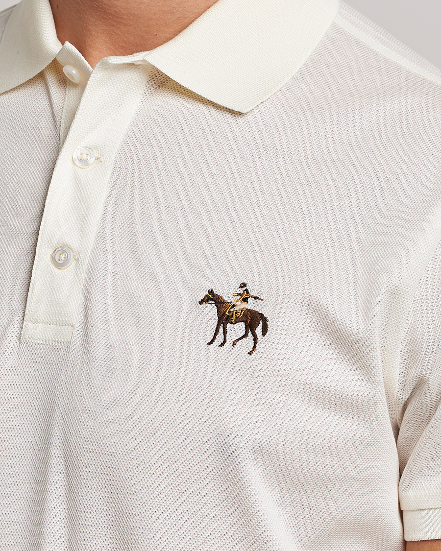 Mies | Pikeet | Ralph Lauren Purple Label | Mercerized Cotton Polo Classic Cream