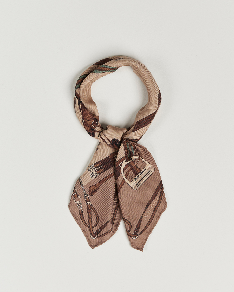 Mies | Ralph Lauren Purple Label Equestrian Cashmere Neckerchief Beige | Ralph Lauren Purple Label | Equestrian Cashmere Neckerchief Beige