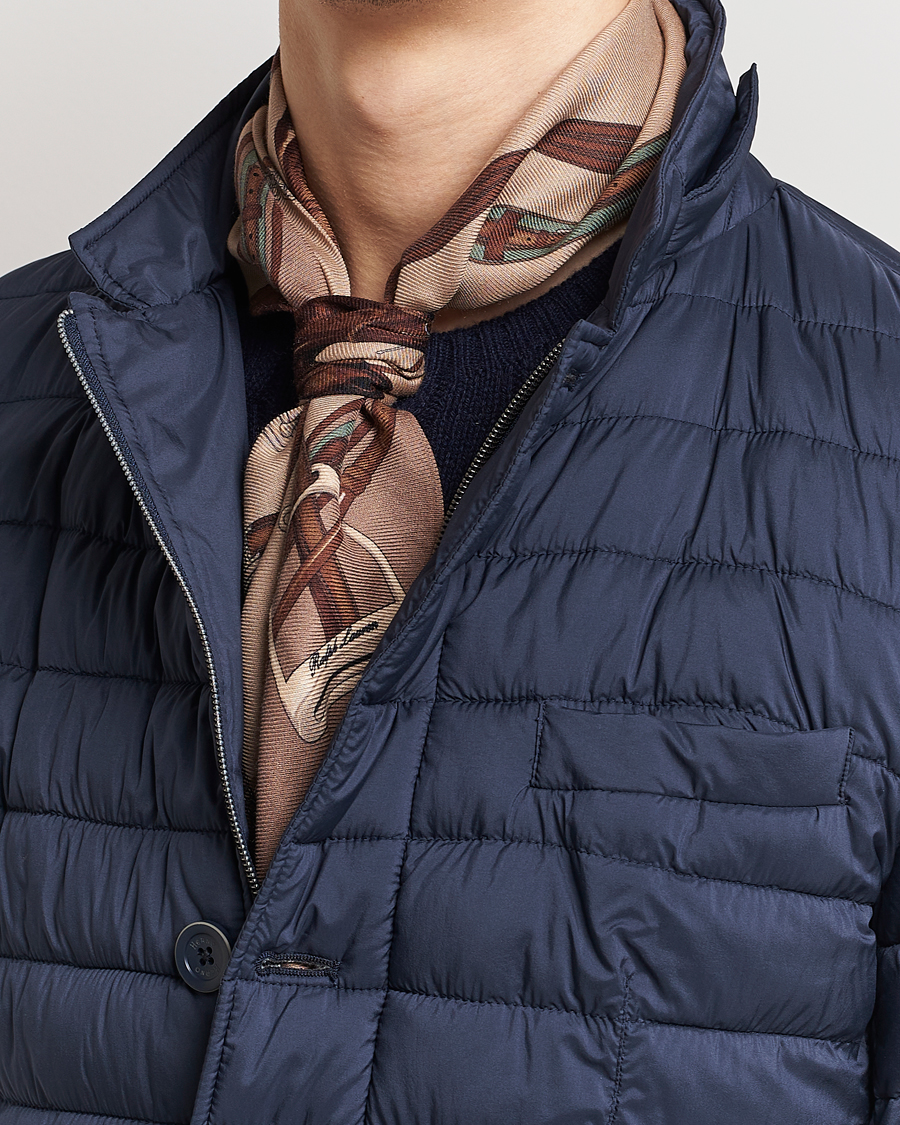 Mies | Ralph Lauren Purple Label Equestrian Cashmere Neckerchief Beige | Ralph Lauren Purple Label | Equestrian Cashmere Neckerchief Beige