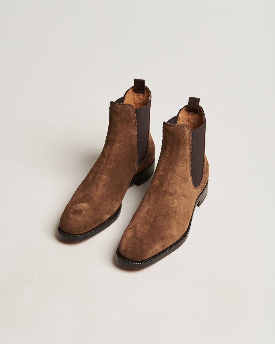 Mies |  | Ralph Lauren Purple Label | Penfield Chelsea Boots Chestnut Suede