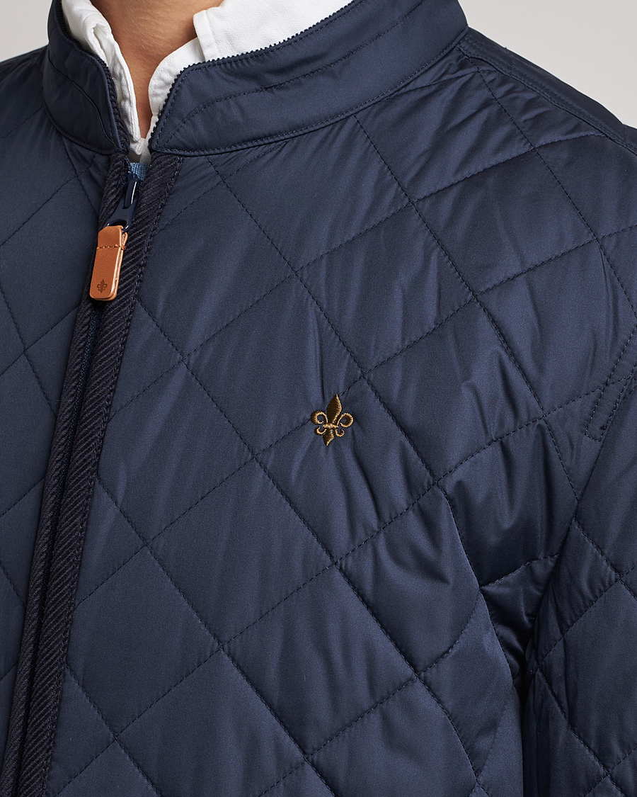 Mies | Takit | Morris | Teddy Quilted Jacket Old Blue