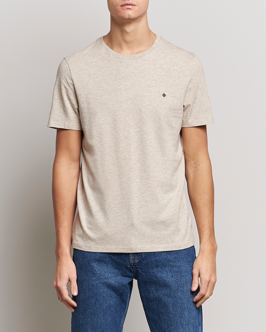 Mies | T-paidat | Morris | James Crew Neck T-shirt Khaki