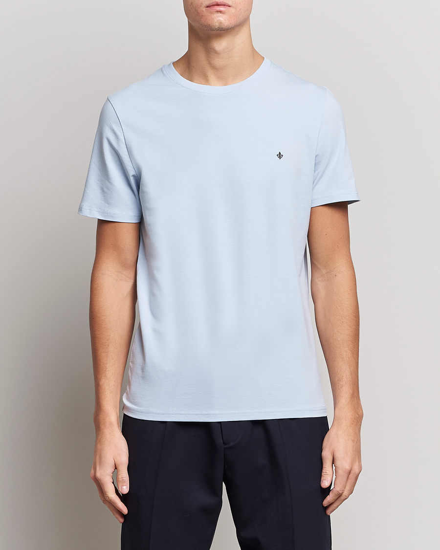 Mies |  | Morris | James Crew Neck T-shirt Light Blue