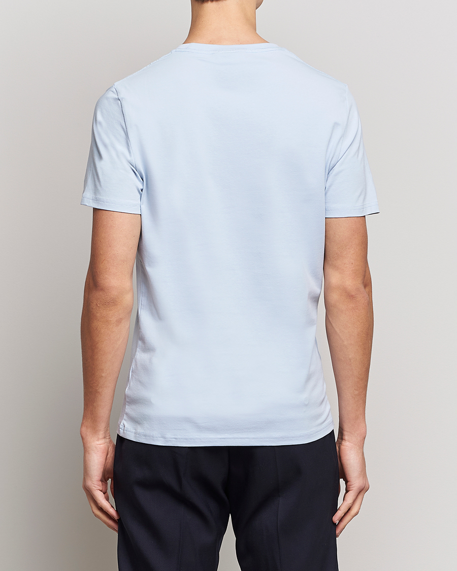 Mies | T-paidat | Morris | James Crew Neck T-shirt Light Blue