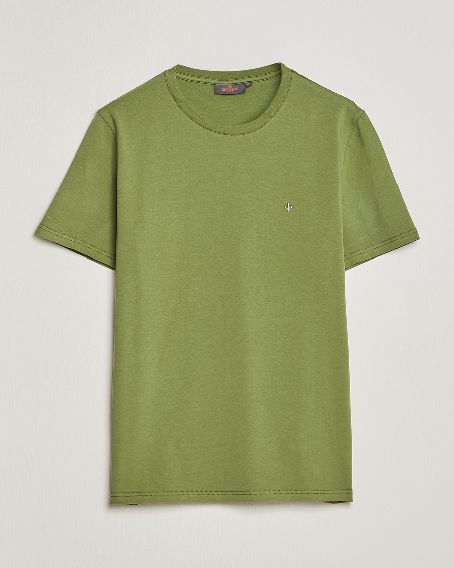 Mies | T-paidat | Morris | James Crew Neck T-shirt Olive