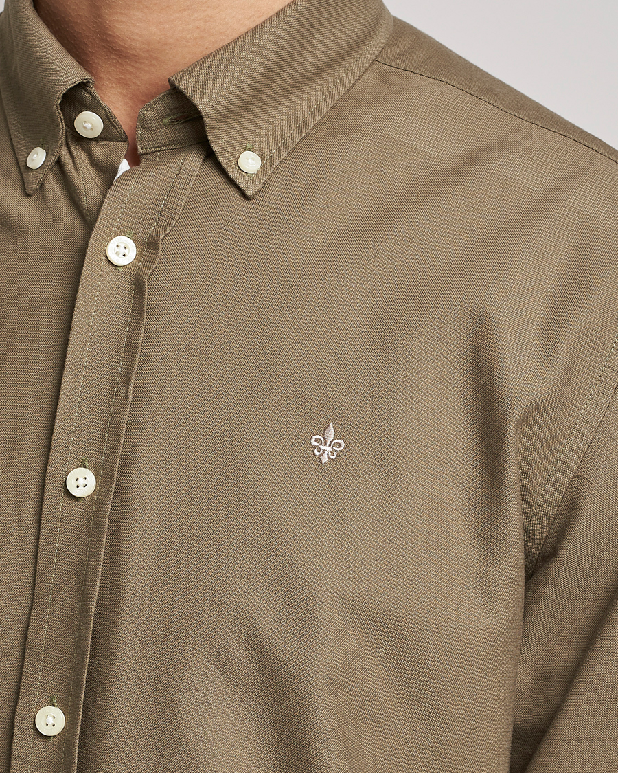 Mies | Kauluspaidat | Morris | Douglas Oxford Shirt Olive