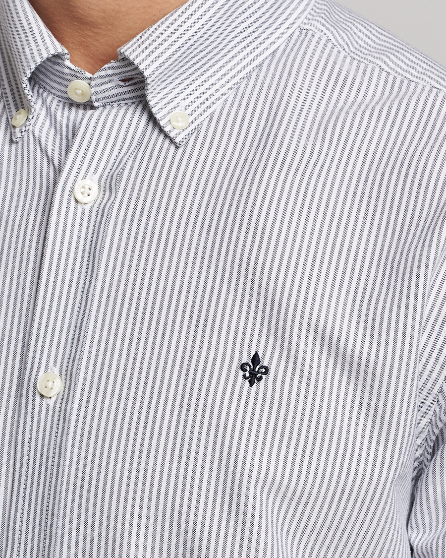Mies | Kauluspaidat | Morris | Douglas Oxford Striped Shirt Blue