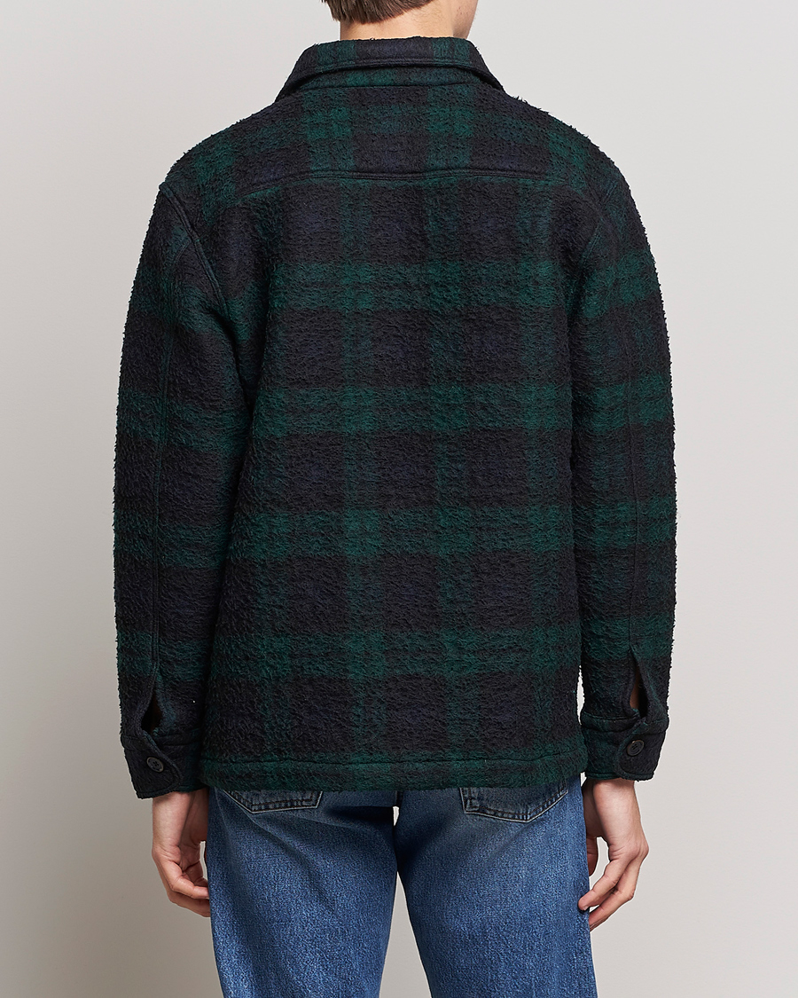 Mies | Takit | NN07 | Soren Blackwatch Checked Jacket Navy/Green