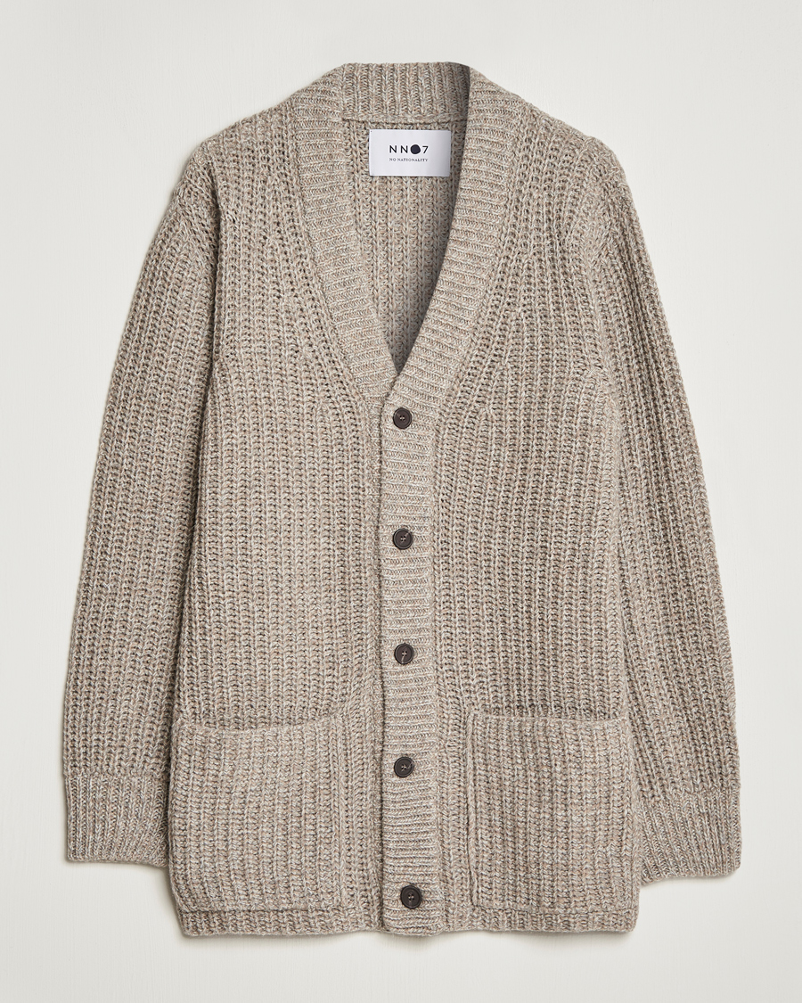 Mies | Puserot | NN07 | Benzon Knitted Cardigan Stone