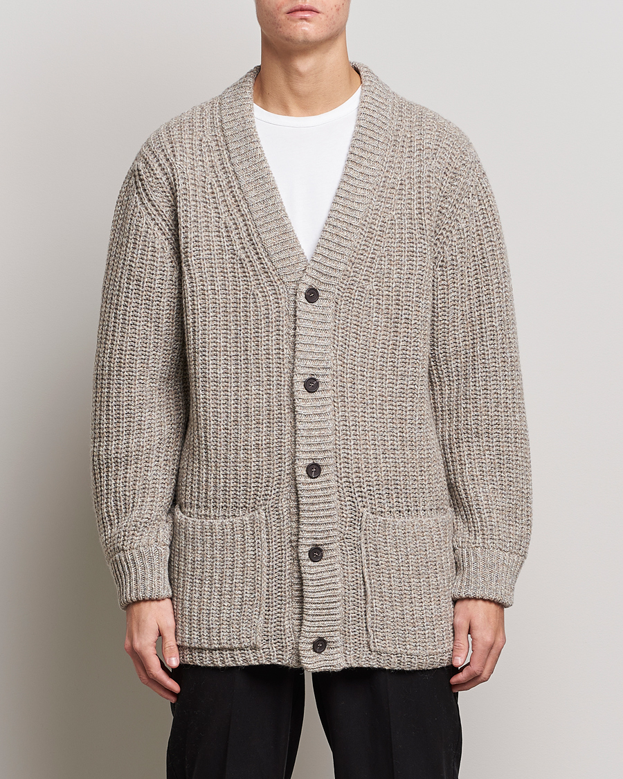 Mies |  | NN07 | Benzon Knitted Cardigan Stone