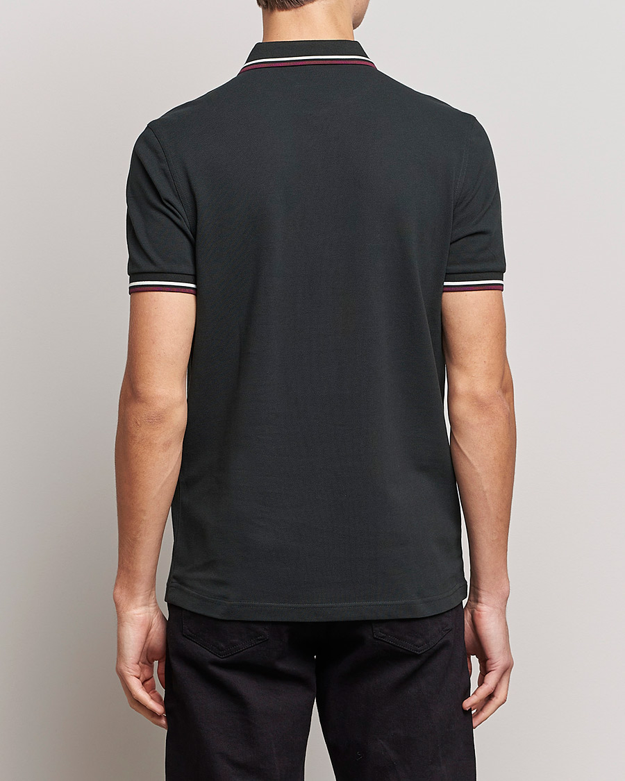 Mies | Pikeet | Fred Perry | Twin Tipped Polo Shirt Night Green Ecru