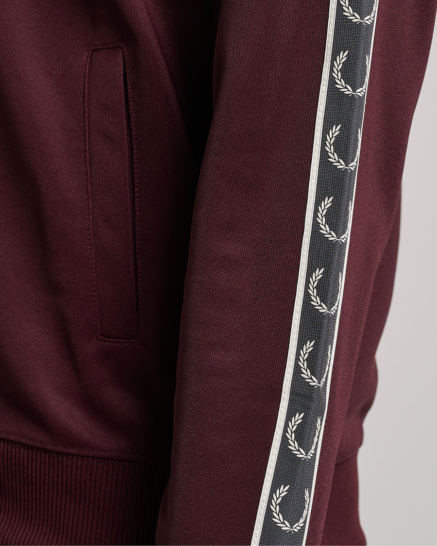 Mies | Puserot | Fred Perry | Taped Track Jacket Oxblood