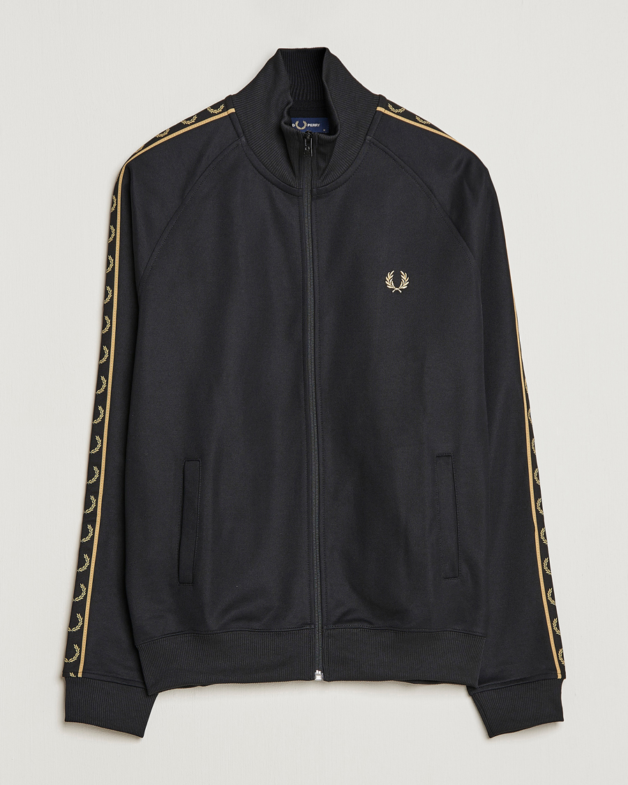Mies | Puserot | Fred Perry | Taped Track Jacket Black