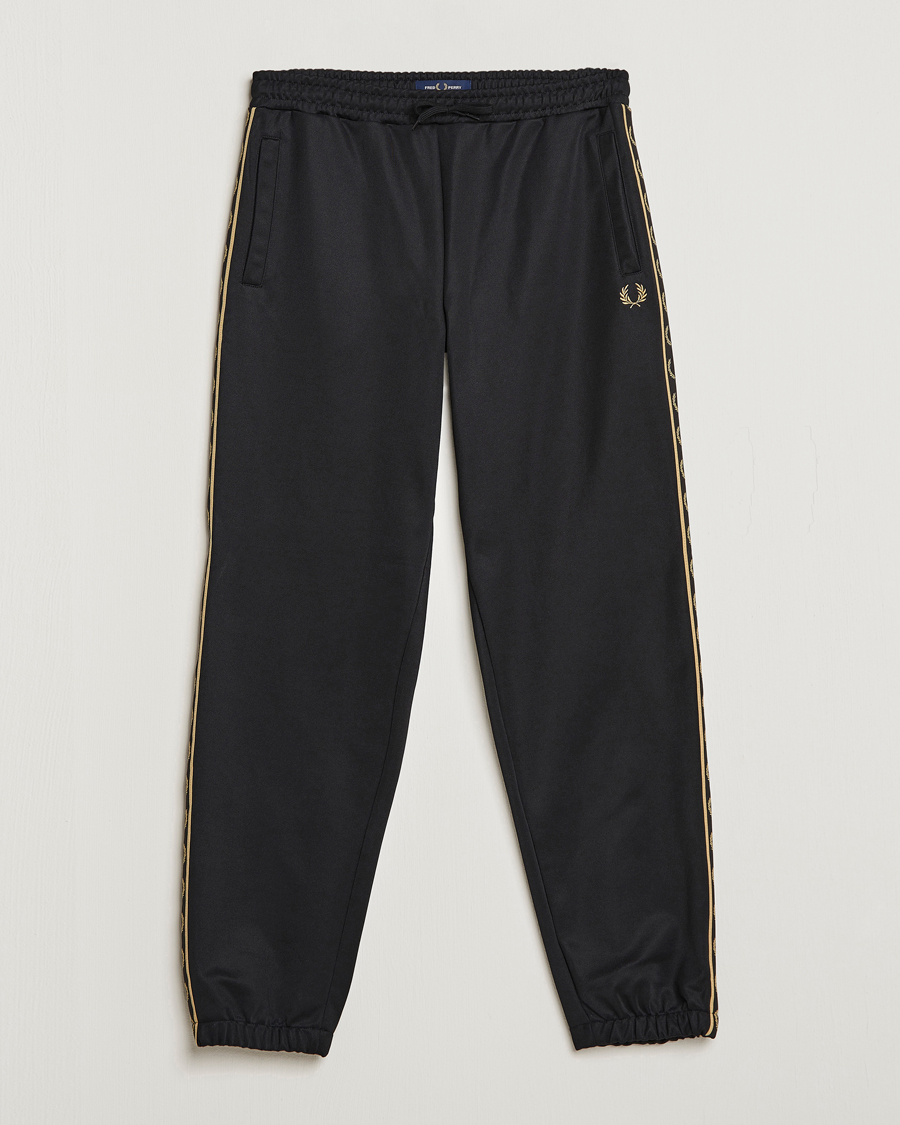 Mies | Housut | Fred Perry | Taped Track Pants Black