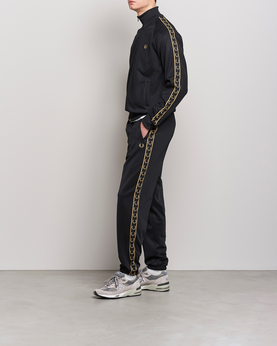 Mies | Housut | Fred Perry | Taped Track Pants Black