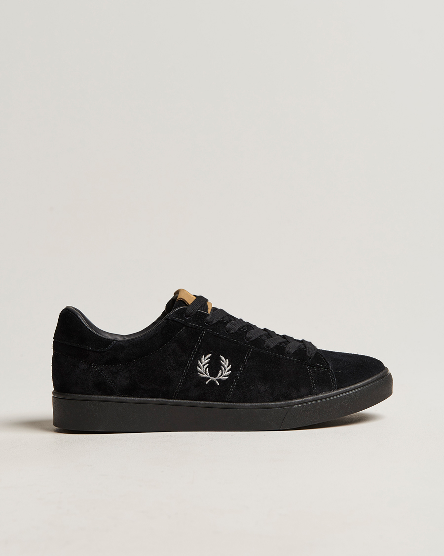 Mies | Fred Perry Spencer Suede Sneaker Black | Fred Perry | Spencer Suede Sneaker Black