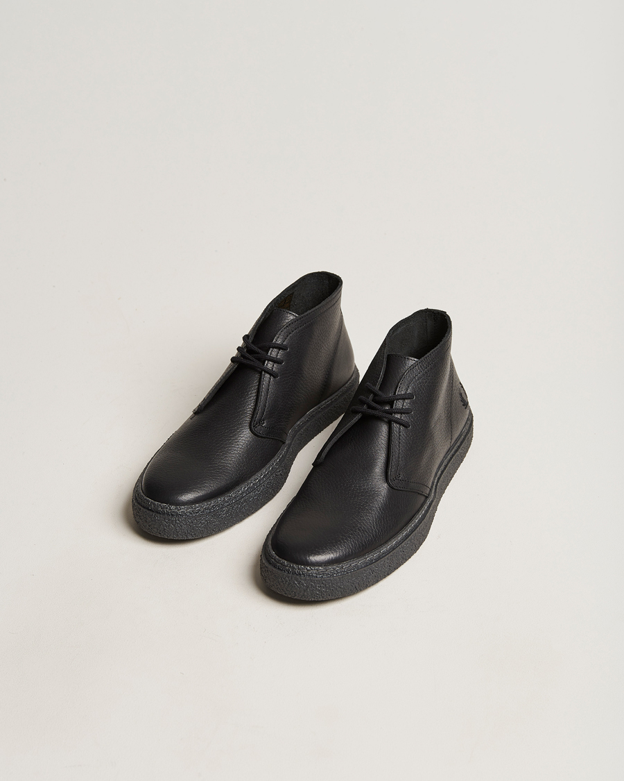 Mies | Mustat Saappaat | Fred Perry | Hawley Leather Boot Black