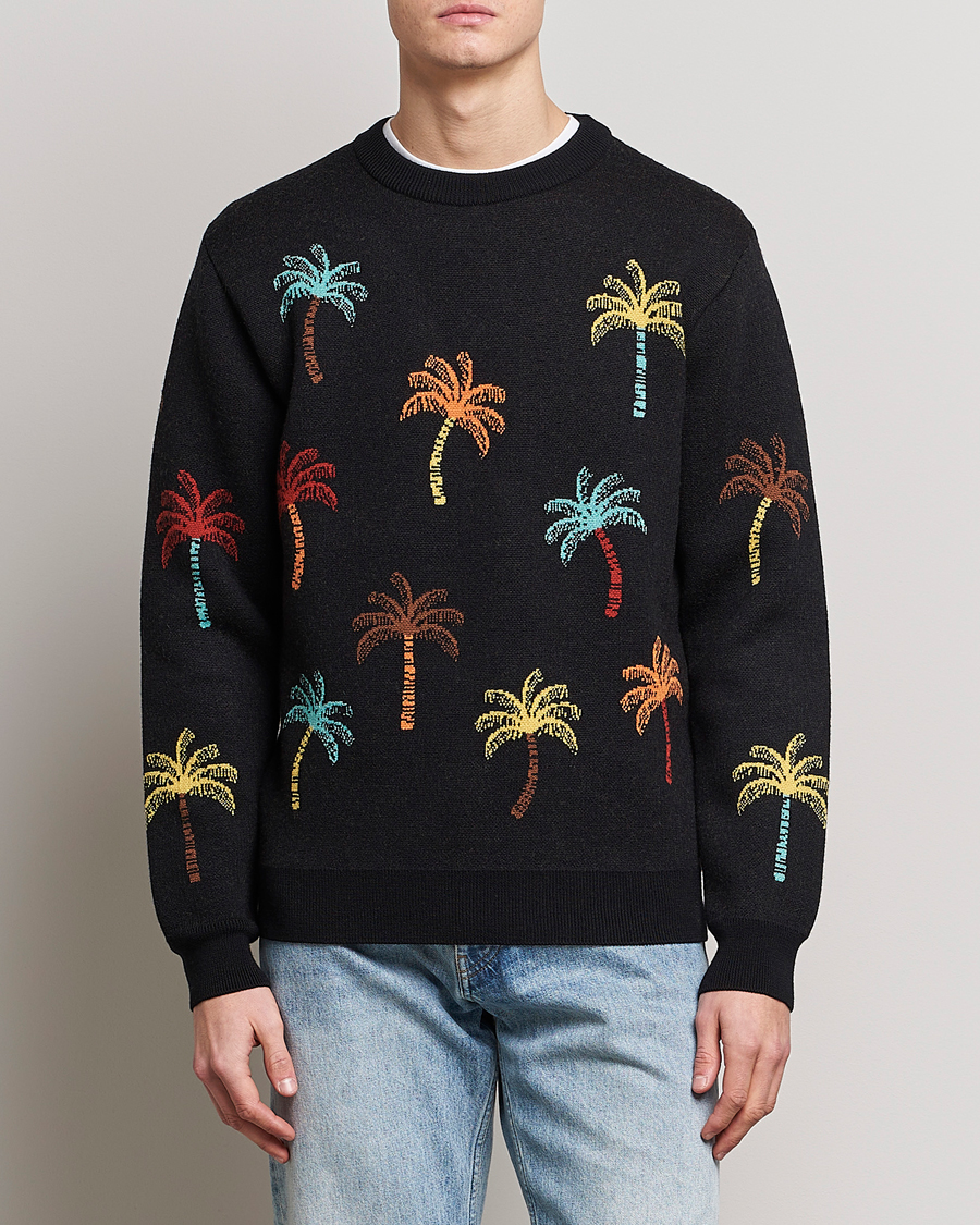 Mies | Alanui | Alanui | Palm Tree Jacquard Sweater Black