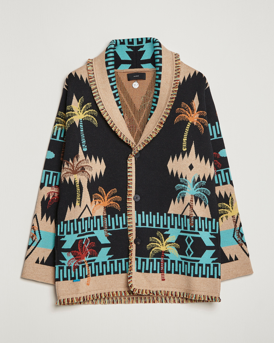 Mies | Puserot | Alanui | Palm Tree Jacquard Cardigan Multicolor
