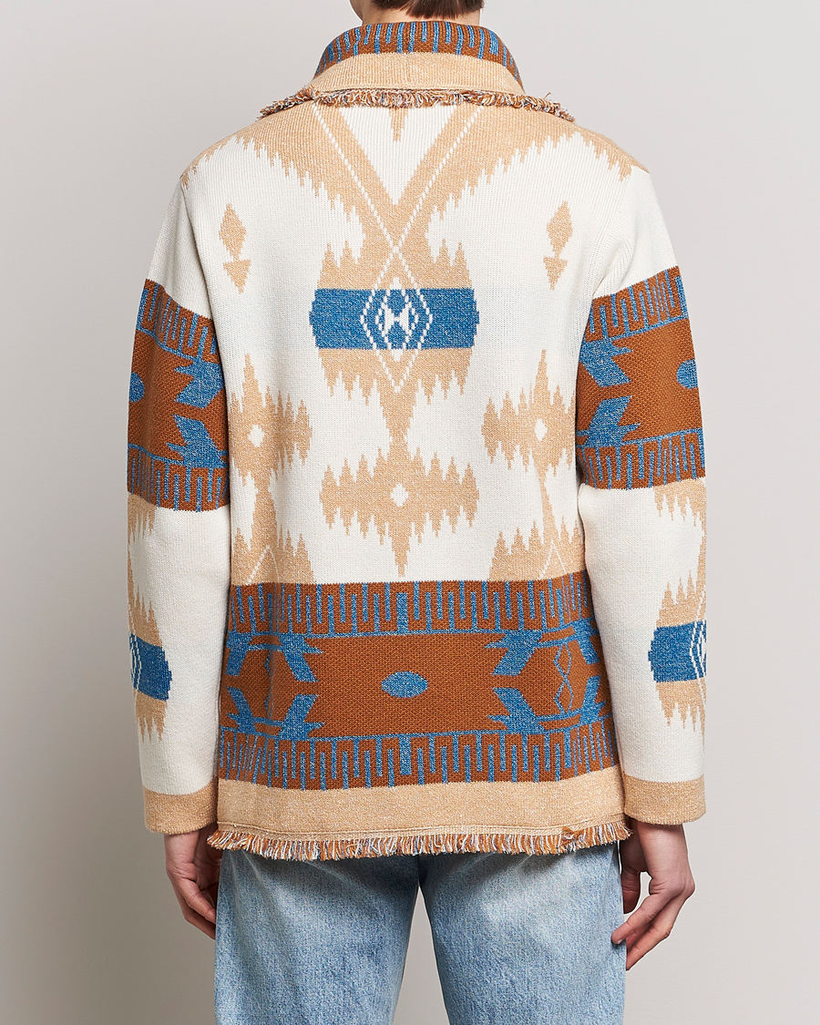 Mies | Puserot | Alanui | Icon Cashmere Jacquard Cardigan Chalk