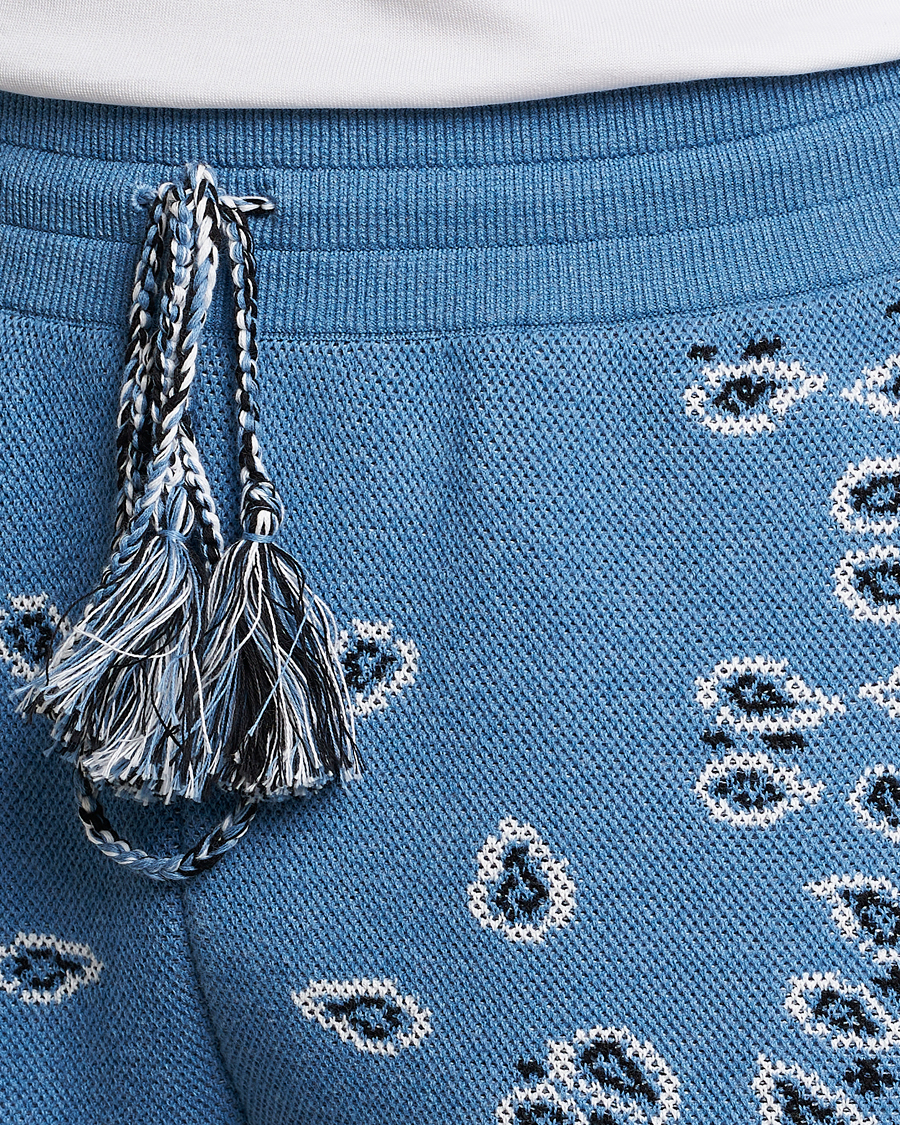 Mies | Shortsit | Alanui | Bandana Print Shorts Light Blue