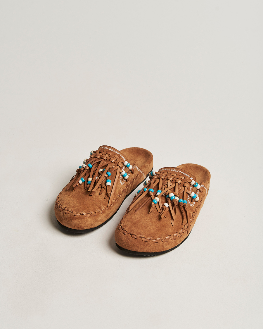 Mies | Alanui Salvation Mountain Mule Brown Suede | Alanui | Salvation Mountain Mule Brown Suede