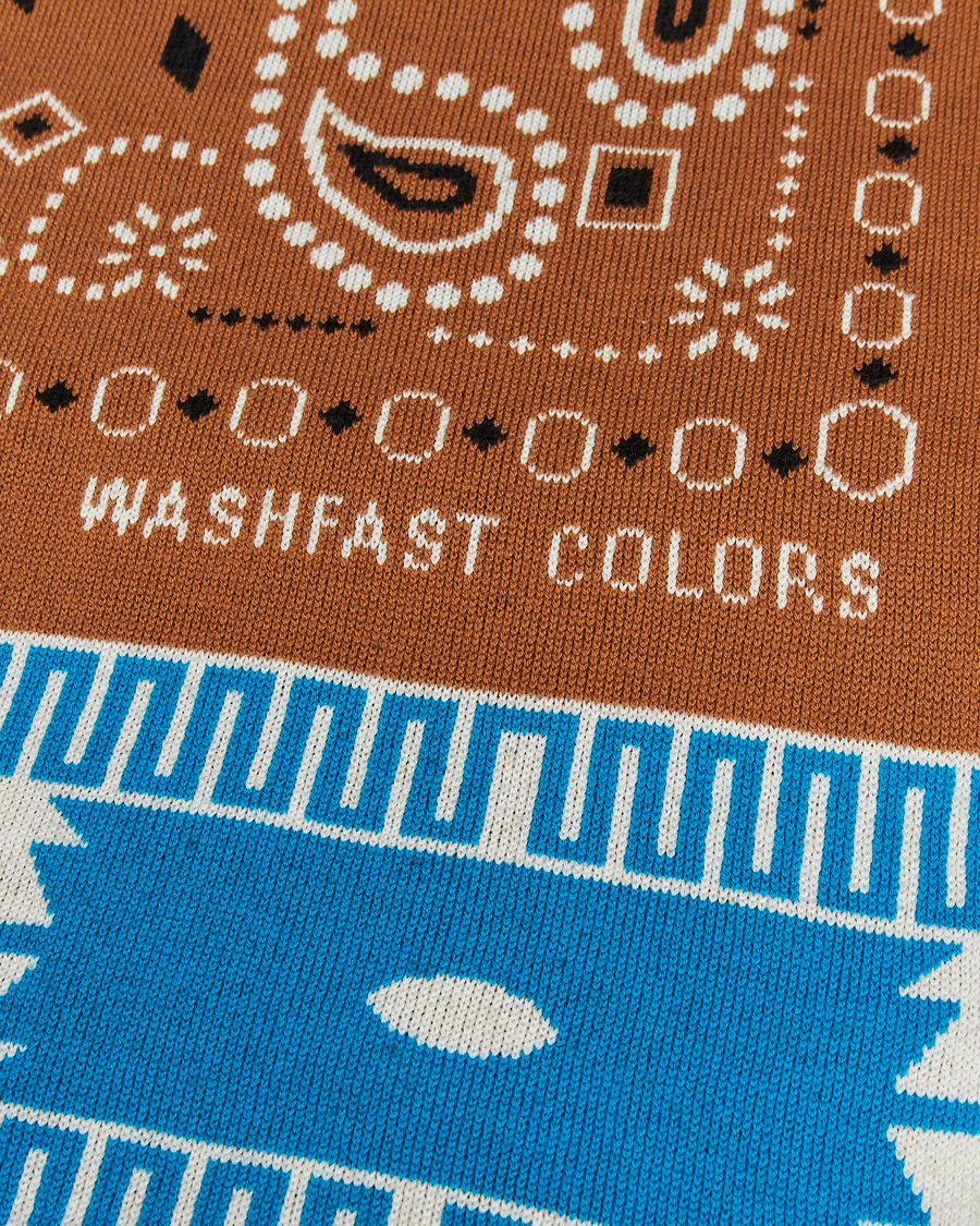 Mies | Alanui Bandana Jacquard Blanket Brown | Alanui | Bandana Jacquard Blanket Brown