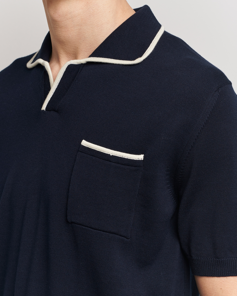 Mies | Pikeet | Altea | Short Sleeve Riviera Polo Navy