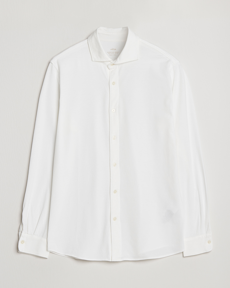 Mies | Kauluspaidat | Altea | Jersey Stretch Shirt White